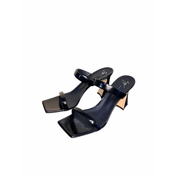 GIUSEPPE ZANOTTI 85 crystal-embellished leather mules | THE  Giuseppe Zanotti NIB Vanilla Leather 85mm Mules in Black Size 39.5